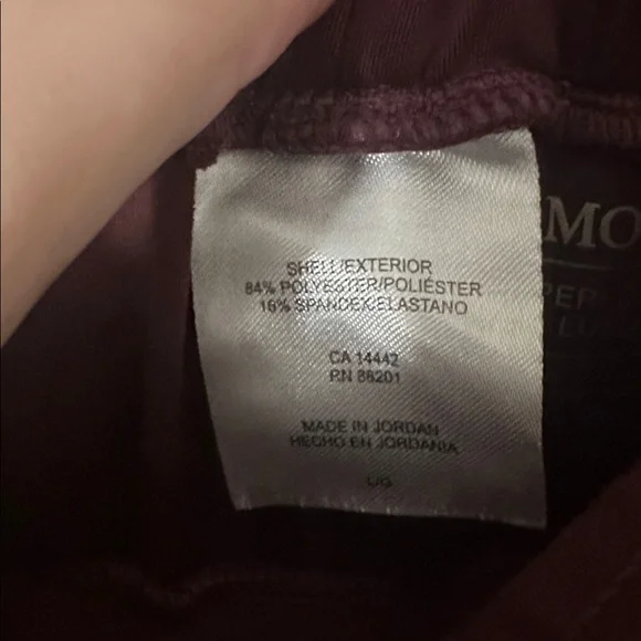 Mondetta Maroon Jogger Pants Size L - Picture 2 of 6